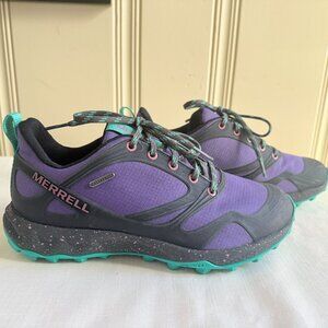 Merrell Altalight Waterproof Hiking Shoes Purple Teal Retro Gorpcore Women's 8